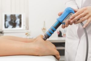 Shockwave therapy for heel pain