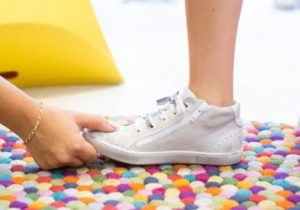 Your child's foot is more prone to damage when they wear larger-sized shoes
