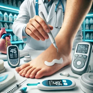 Advanced care for diabetic foot health combining technology and expertise to ensure better outcomes.