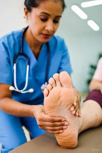 Foot care is crucial for seniors especially those dealing with diabetes