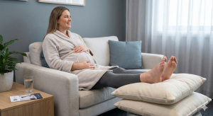 Pregnancy introduces hormonal factors that can make a woman's feet more prone to specific conditions, such as the collapsing of arches known as flat feet.
