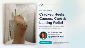 Cracked heels are more than a cosmetic concern — deep fissures can become painful, bleed, and even lead to infection if left untreated. 🦶