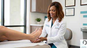 Diabetic foot exam Houston at DeNiel Foot & Ankle Center