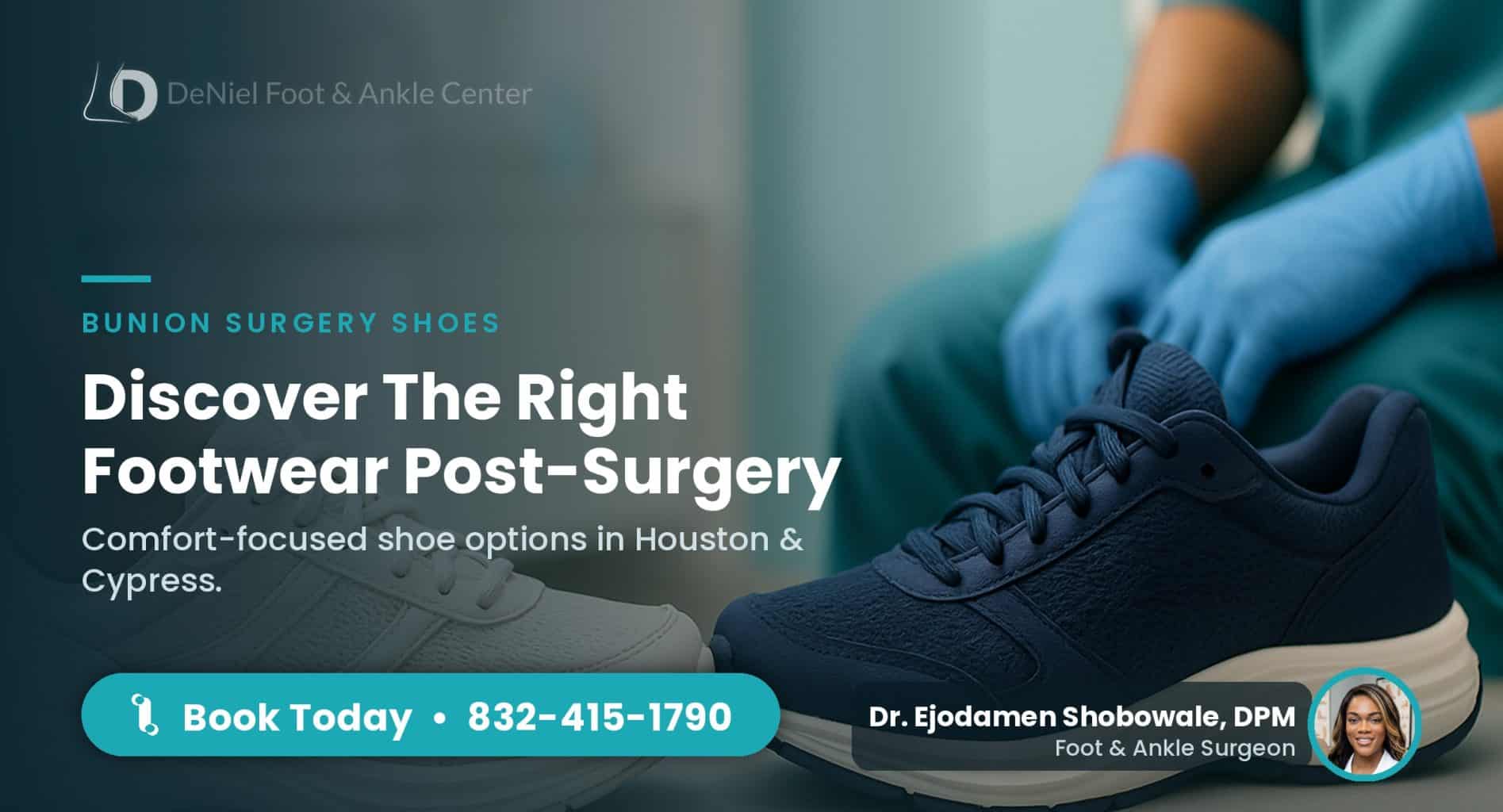 Best shoes after bunion surgery featuring supportive athletic sneakers.
