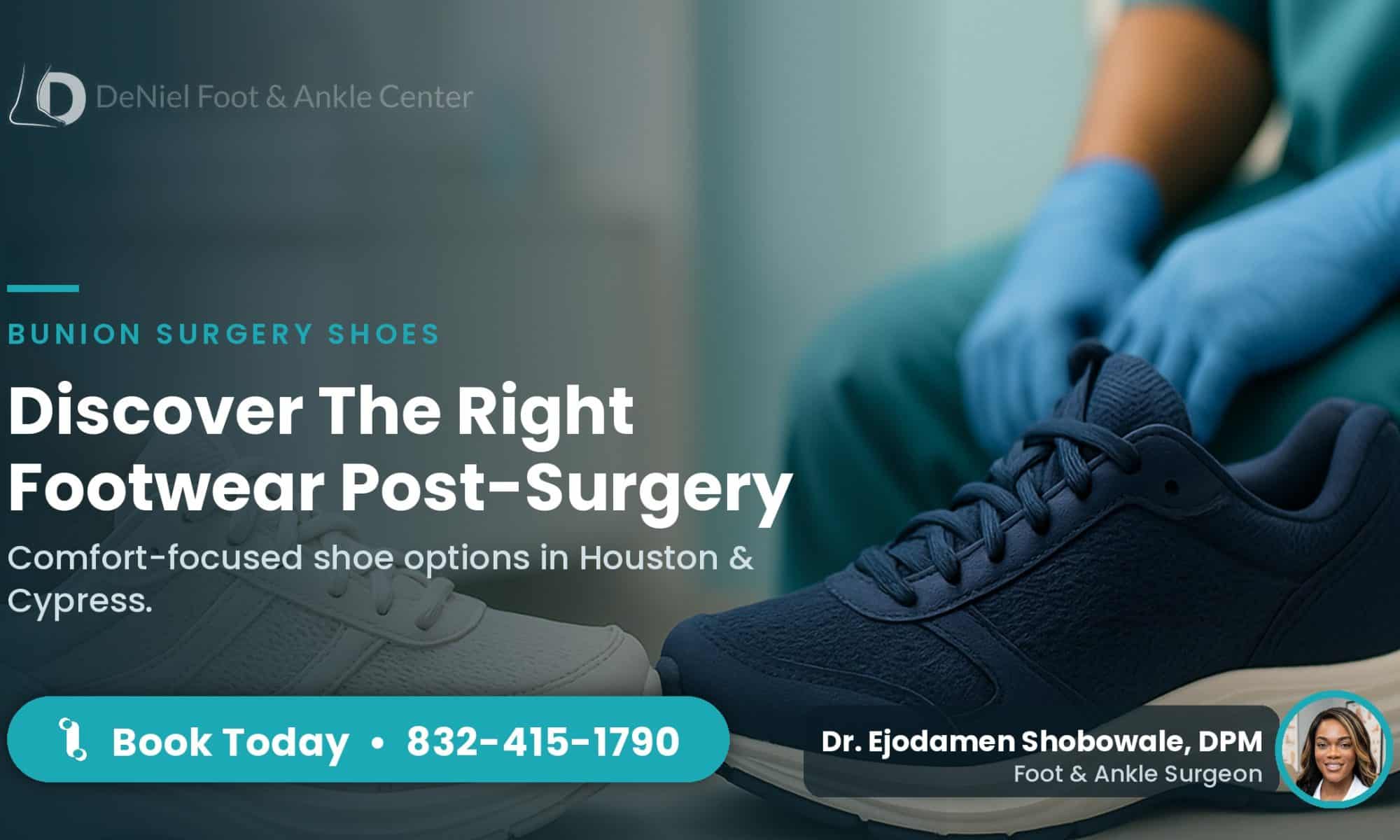 Best shoes after bunion surgery featuring supportive athletic sneakers.