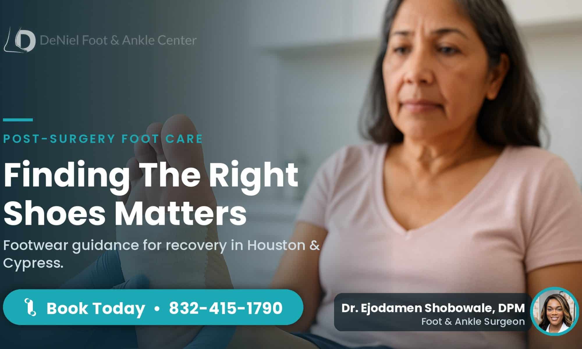 Examining foot post-neuroma surgery for the best shoe advice.