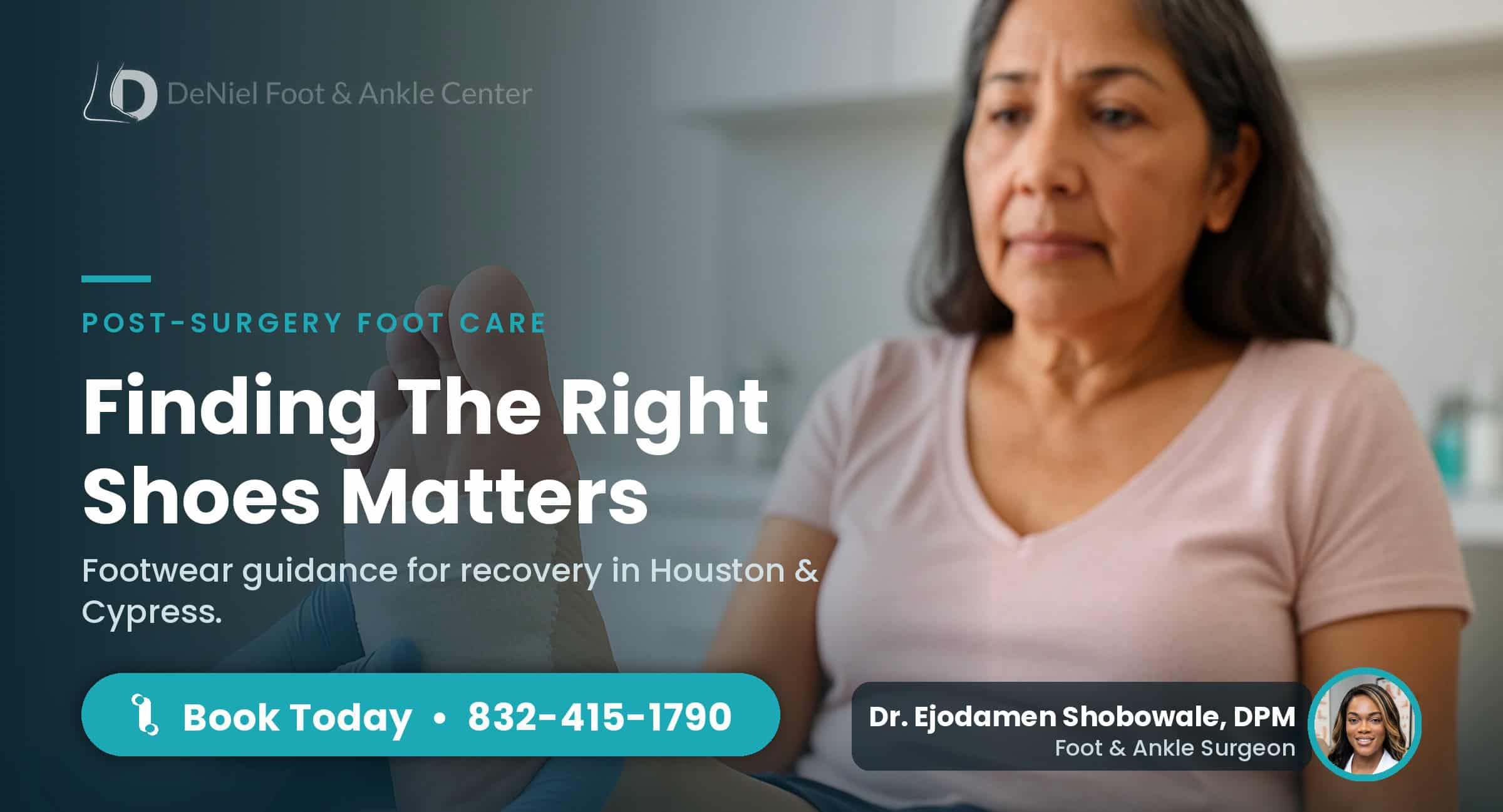 Examining foot post-neuroma surgery for the best shoe advice.