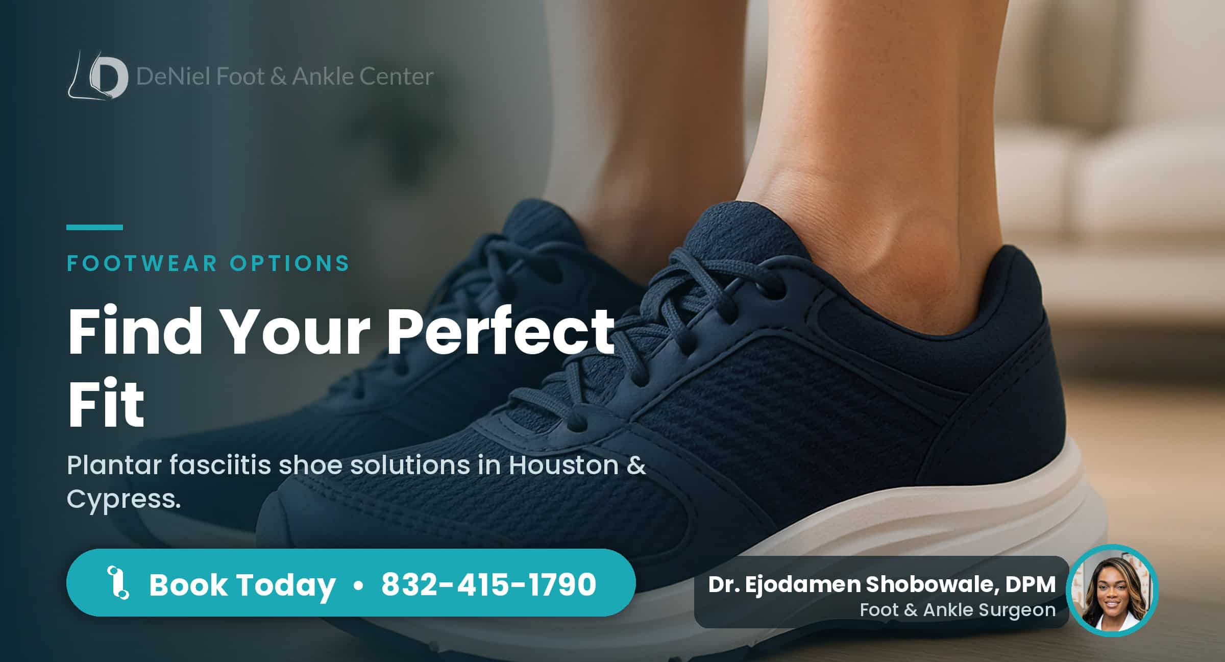 Best shoes for plantar fasciitis shown in a bright home setting.