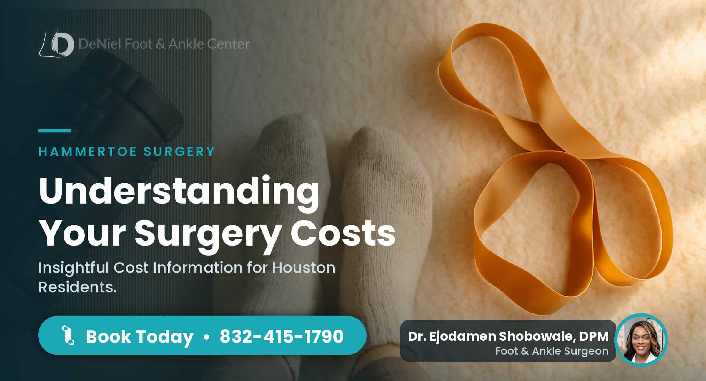 Cozy feet with hammertoe surgery consideration in Houston.